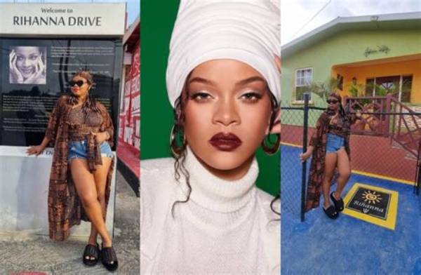 Yemi Alade over the Moon as She Visits Rihanna’s Home in Barbados