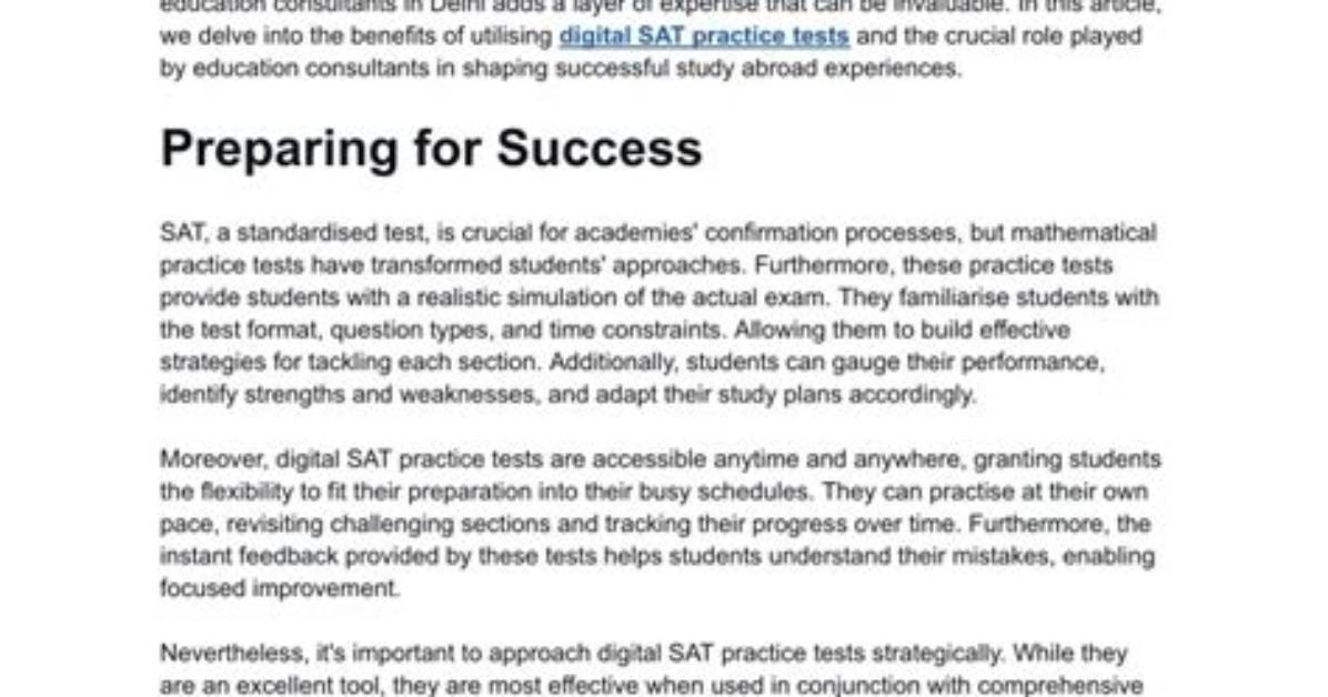 Your Path to Academic Excellence